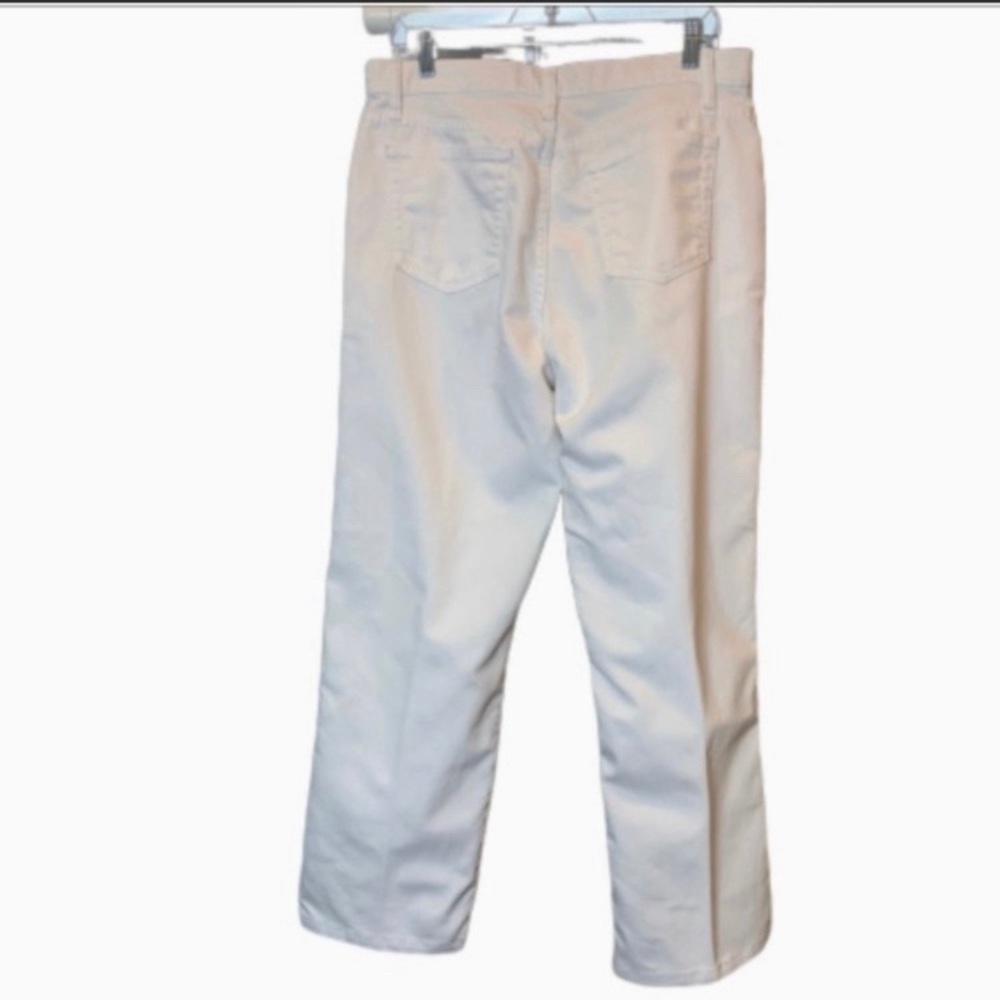 Lee High Rise Mom Jeans white straight leg EUC 14 - Picture 3 of 8